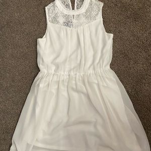 girls white dress